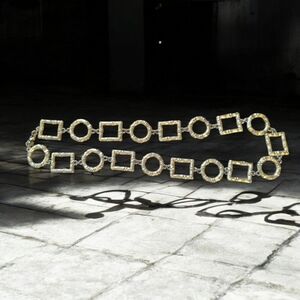 Monet Gold and Silver Geometric Necklace